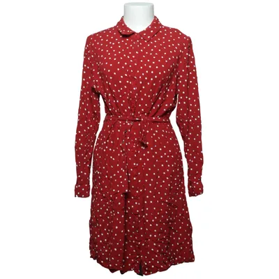 Omlottklänning (Röd, Vit) från Even & Odd Viskos