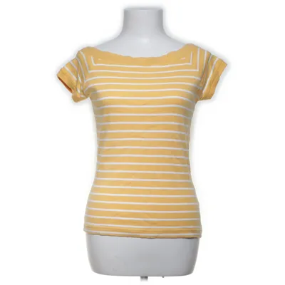 T-shirt (Gul, Vit) från Polarn O. Pyret Bomull