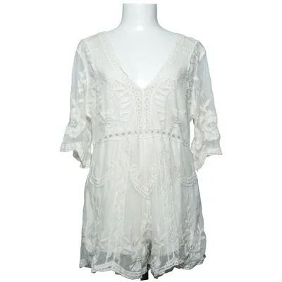 Byxdress (Vit) från R&F Bomull, Polyester