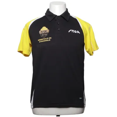 Pikétröja (Svart, Vit, Gul) från Stiga Polyester