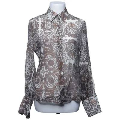 Blouse (Marron, Blanc) de Haust Polyamide, Viscose