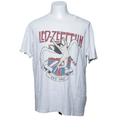 T-shirt (Vit) från Led Zepplin Bomull