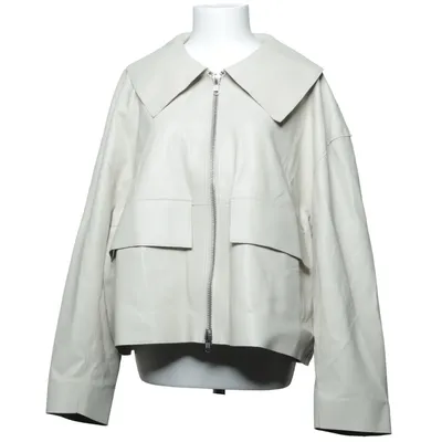 Jakke (Beige) fra H&M Bomuld, Polyester, Polyurethan