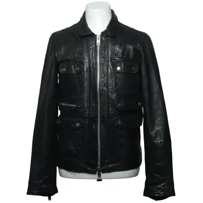 Veste en cuir (Noir) de Allsaints Cuir, Coton