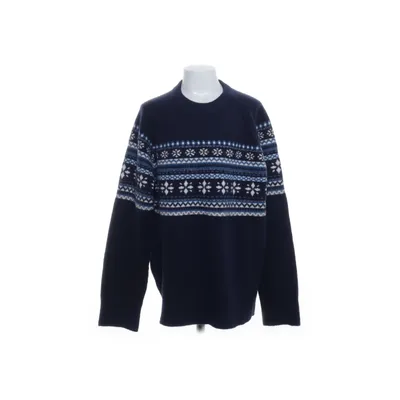 Sweater (Blå, Flerfarvet) fra Uniqlo Akryl, Bomuld, Elastan, Nylon
