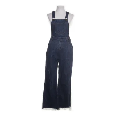 Hängselbyxor (Blå) från PrettyLittleThing Bomull, Polyester, Skinn