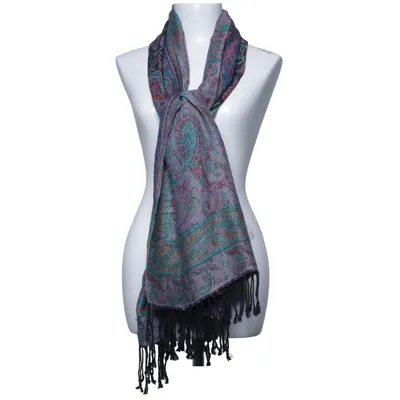 Scarf (Black, Multicolored) from Sam Well Cashmere