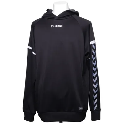 Huvtröja (Svart, Vit) från Hummel Polyester