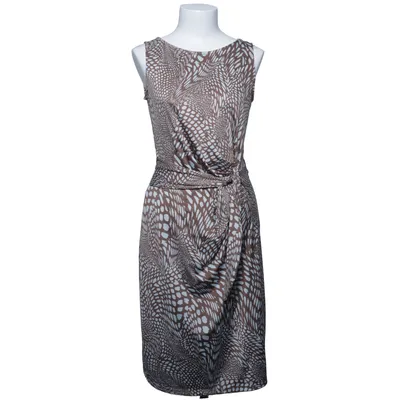 Jurk (Bruin, Wit) van ESPRIT Collection Elastaan, Polyester