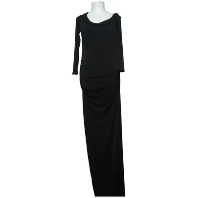 Maxi dress (Black) from Me&Thee Elastane, Polyester
