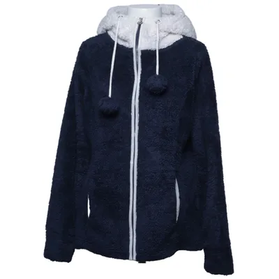 Sweat à capuche (Bleu, Blanc) de Kenji