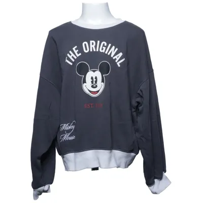 Sweatshirt (Gray, White) from H&M Cotton, Polyester