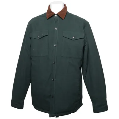 Jacket (Green, Brown) from Lands' End Cotton, Recycled polyester