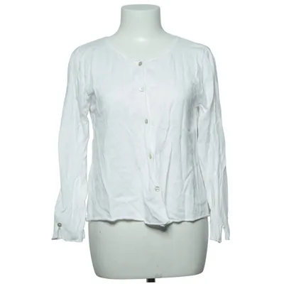 Cardigan (White) from Pearl Cotton, Linen