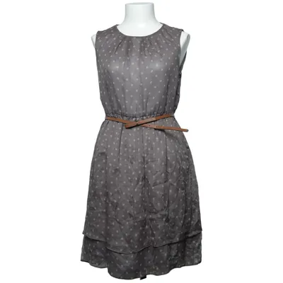 Robe (Gris, Blanc) de Caroll Polyester, Soie