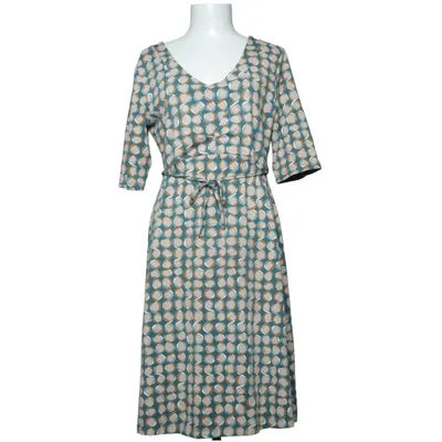 Robe (Vert, Beige) de Zilch Coton, Élasthane