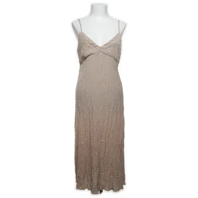 Långklänning (Beige) från Stradivarius Bomull, Elastan