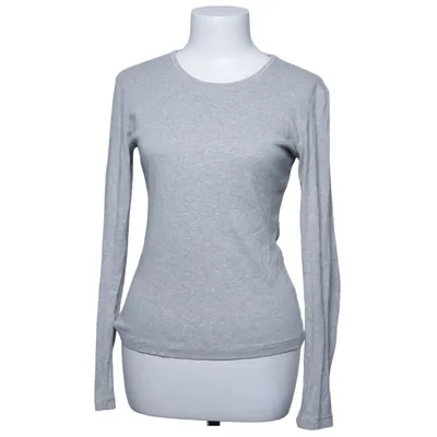 Langærmet t-shirt (Grå) fra Moda International Bomuld