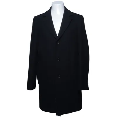 Coat (Black) from Dressmann Recycled polyester, Viscose, Wool