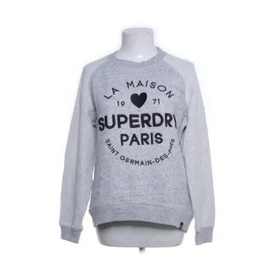 Sweatshirt (Gray, White) from Superdry Cotton, Polyester