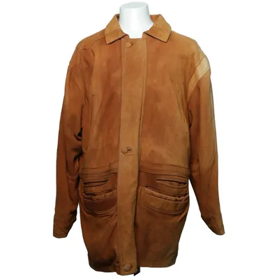 Leather jacket (Brown) from Rosa Rosa