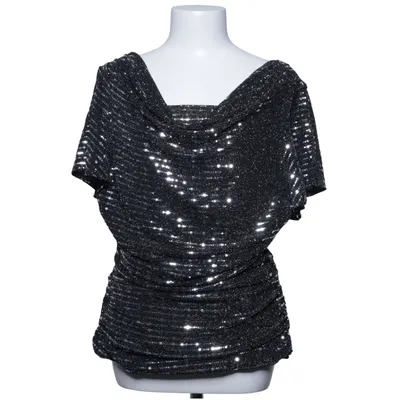 Top (Black) from R&M Richards Elastane, Metallic fiber, Polyamide, Polyester