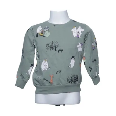 Collegetröja (Grön, Flerfärgad) från Moomin by Lindex Bomull