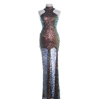 Aftonklänning (Blå, Rosa, Flerfärgad) från Fashion Nova