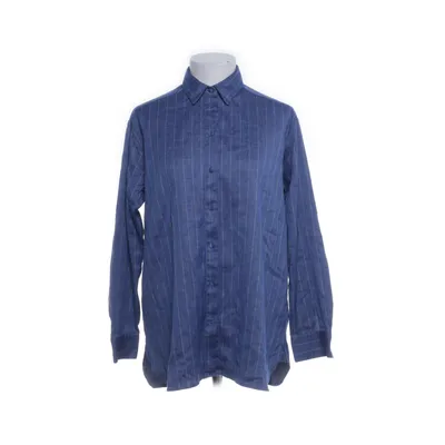 Skjorta (Blå) från Milano Italy Elastan, Linne, Polyester, Viskos