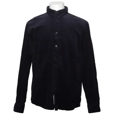 Buttondown-skjorta (Blå) från Anerkjendt Bomull, Elastan