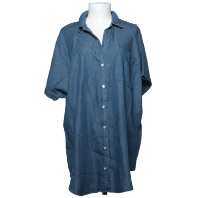 Jeansskjorte (Blå) fra ONLY Carmakoma Bomuld, Tencel