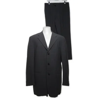 Kostym (Grå) från Batistini Elastan, Polyester, Ull