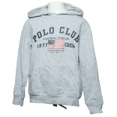 Capuchon sweater (Grijs) van Polo Club Katoen, Viscose