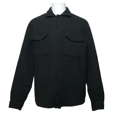 Surchemise (Gris) de Makia Polyester, Laine