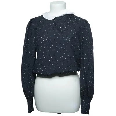 Blouse (Bleu, Blanc) de Stella Nova Lin, Polyester, Viscose