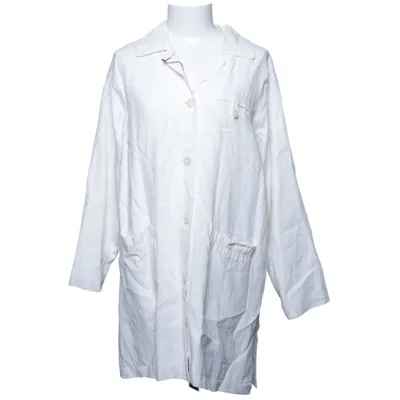 Robe chemise (Blanc) de Jennifer Lin, Polyester