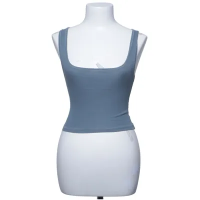 Crop top (Blauw) van Skims Katoen, Elastaan