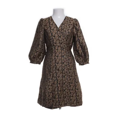 Omlottklänning (Svart, Brun) från Selected Femme