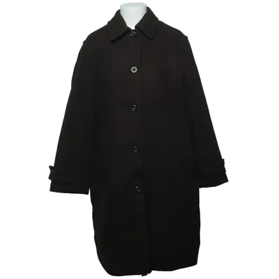 Frakke (Brun) fra H&M Polyester, Uld