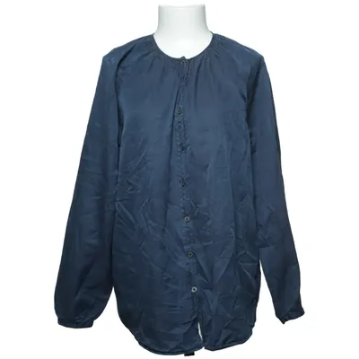 Blouse (Bleu) de 0039 Italy Coton, Soie