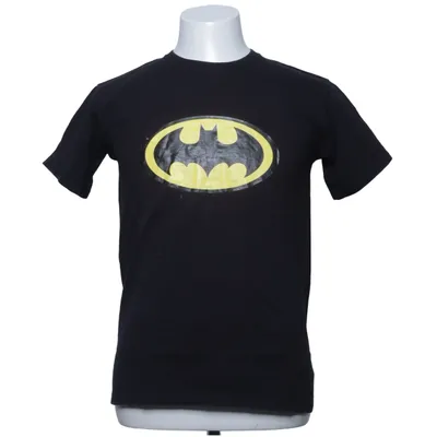 T-shirt (Zwart, Geel) van Fruit of the Loom