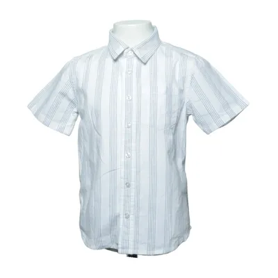 Short sleeve shirt (Blue, White) from Polarn O. Pyret Organic cotton