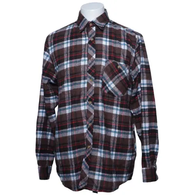 Flannel shirt (Brown, Multicolored) from Woodstock Cotton, Polyester
