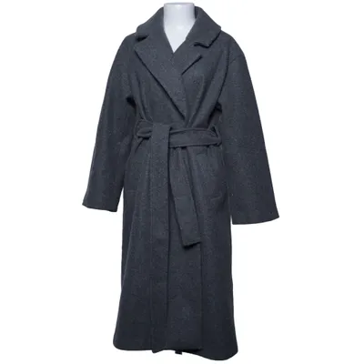 Coat (Gray) from Gina Tricot Polyester, Wool