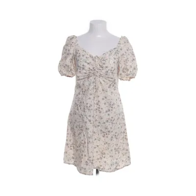 Klänning (Beige, Flerfärgad) från H&M Bomull, Linne