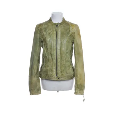 Leren jack (Groen) van Milestone Leer