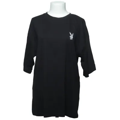 T-shirt (Black) from Playboy x Missguided Cotton, Polyester