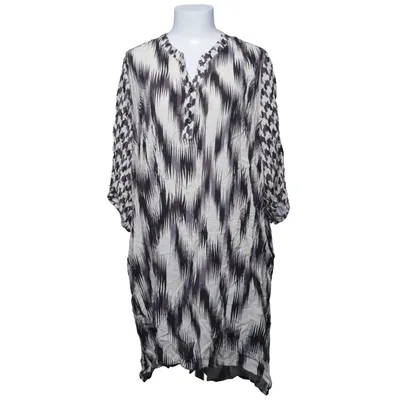 Kjole (Beige, Sort) fra Vanting Viscose