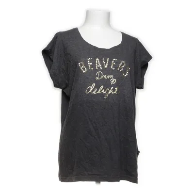 T-shirt (Grå) från Beavers Bomull, Polyester