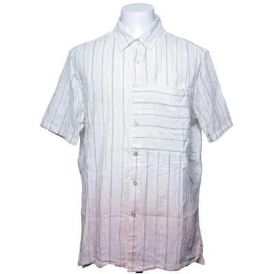 Chemise à manches courtes (Blanc, Rose, Multicolore) de Sean John Coton, Lin
